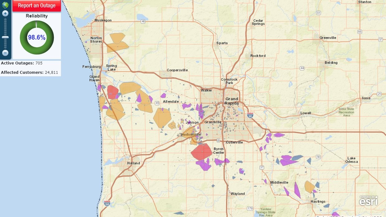 Consumers Energy More than 75 percent affected by storms have power